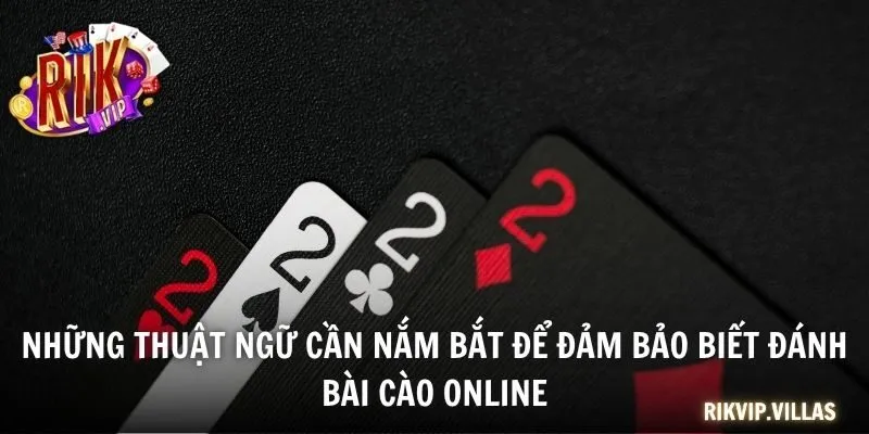 Những thuật ngữ cần nắm bắt để đảm bảo biết đánh Bài Cào online